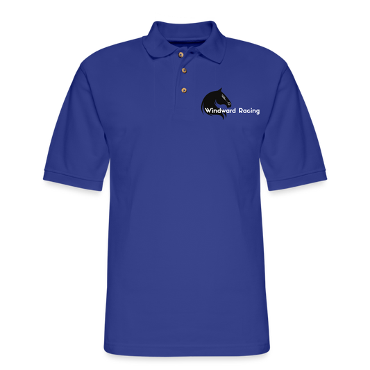 Men's Windward Racing Polo Shirt - royal blue