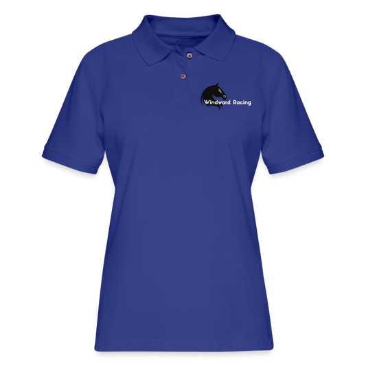 Women's Windward Racing Polo Shirt - royal blue
