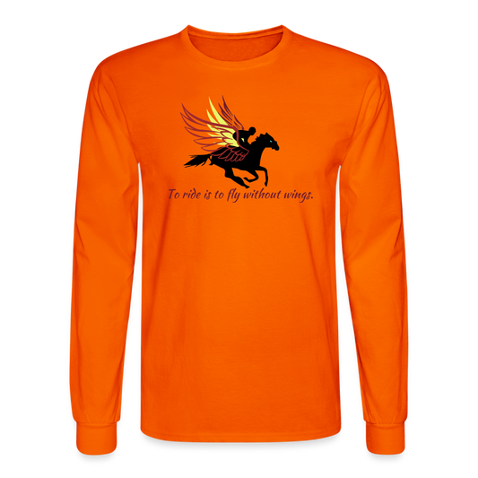 Flying Long Sleeve T-Shirt - orange
