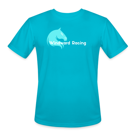 Windward Racing  Moisture Wicking Performance Tee-Men's - turquoise